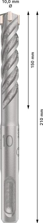 Productafbeelding Bosch Professional Zubehör PRO SDS plus-5X hamerboor, 10 x 50 x 110 mm (10 millimeter)