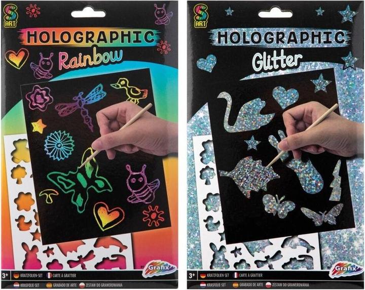 Actual product image Grafix Engraving Art Craft Set - Glitter