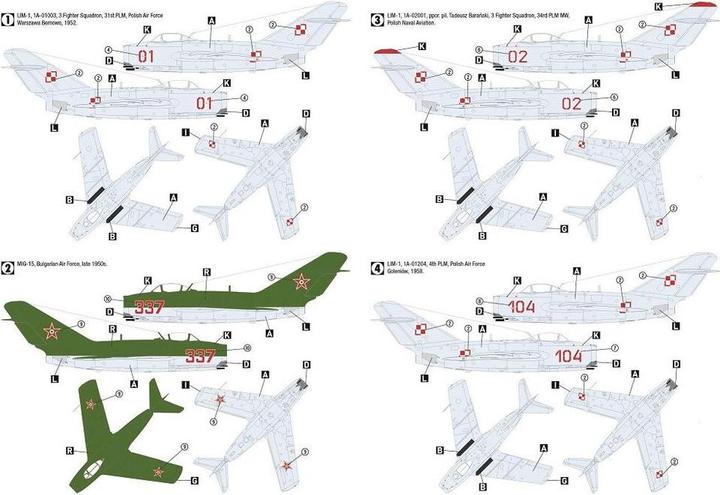 Actual product image Hobby 2000 MIG-15 / LIM-1