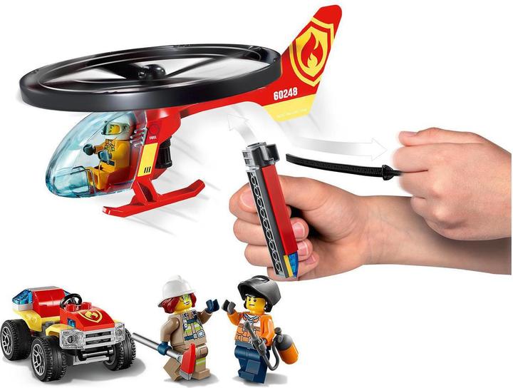 Produktbild LEGO Einsatz mit dem Feuerwehrhubschrauber (60248, LEGO City)
