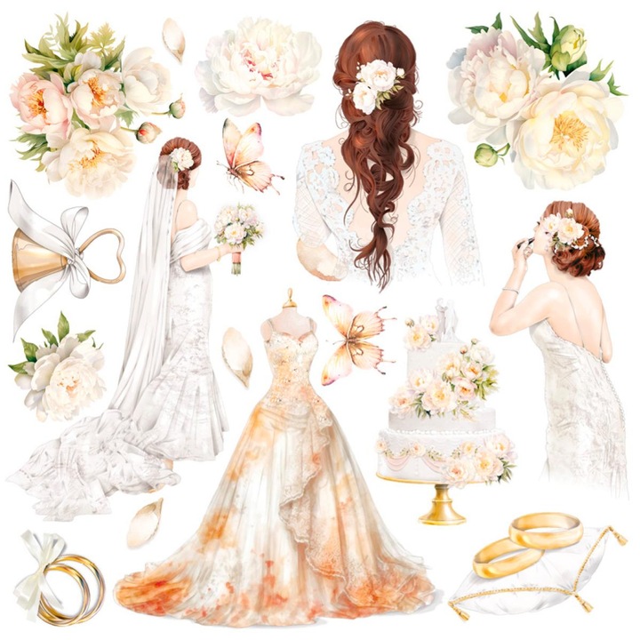 Immagine prodotto Ciao Bella Carta pergamena "Always & Forever", 15x15cm, 6 fogli (92 g/m², 6 x)