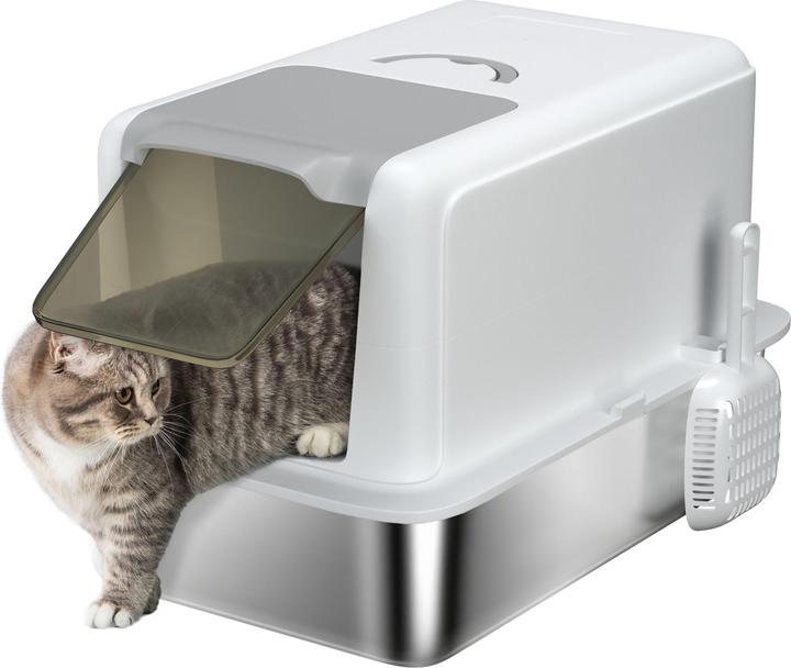 PawHut Katzentoilette (Bac à litière fermé)