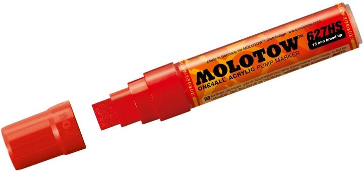 Actual product image Molotow Permanent marker One4All 627 HS refillable 15mm traffic red (Traffic red, 15 mm, 1 x)