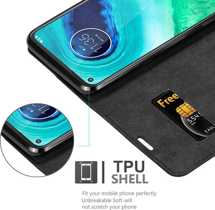 Image du produit Cadorabo Book Couverture magnétique invisible (Motorola Moto G8)