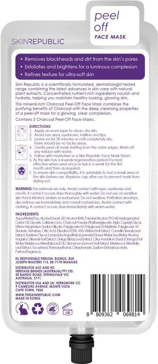 Image du produit Skin Republic Charbon de bois (25 ml)