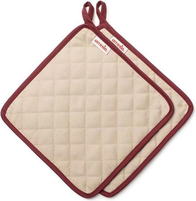Omnia Pot Holder Potholder Set of 2 (Cotton (CO), Polyester (PES))