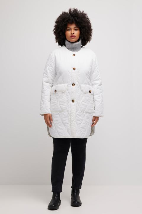 Actual product image Ulla Popken Synthetic Down Padded Lightweight Quilted Jacket (50, 52)
