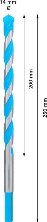 Image du produit Bosch Professional Zubehör Foret Expert CYL-9 MultiConstruction, 14 x 150 x200 mm, d 14 mm (14 mm)