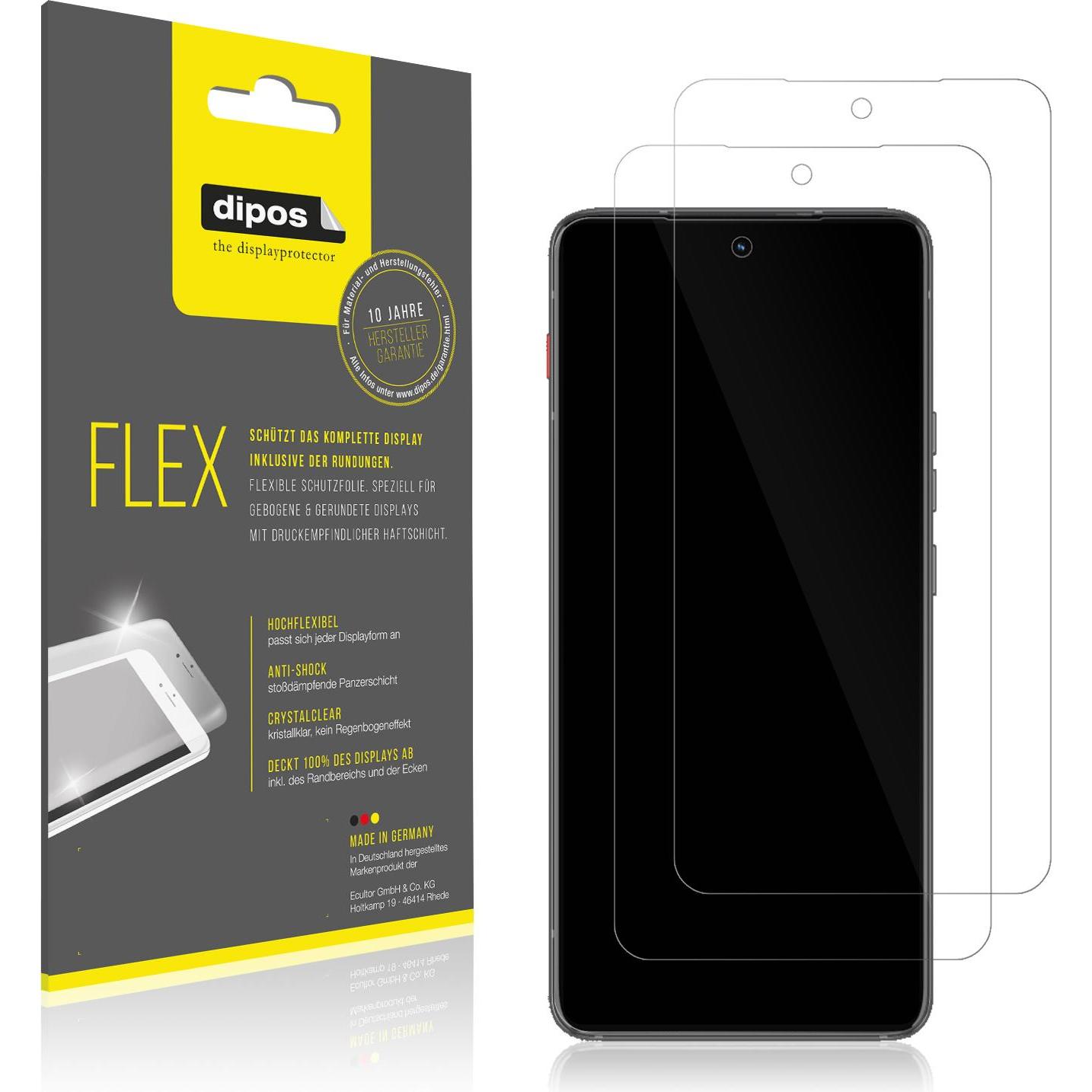 Dipos Displayschutzfolie Full-Cover 3D (1 Stück, Motorola ThinkPhone), Smartphone Schutzfolie, Transparent