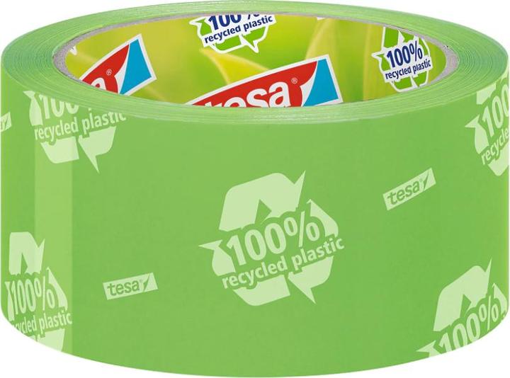 Produktbild tesa tesapack ECO & STRONG Paketband - Umweltschonendes Packband aus 100 % recyceltem Kunststoff (50 mm)