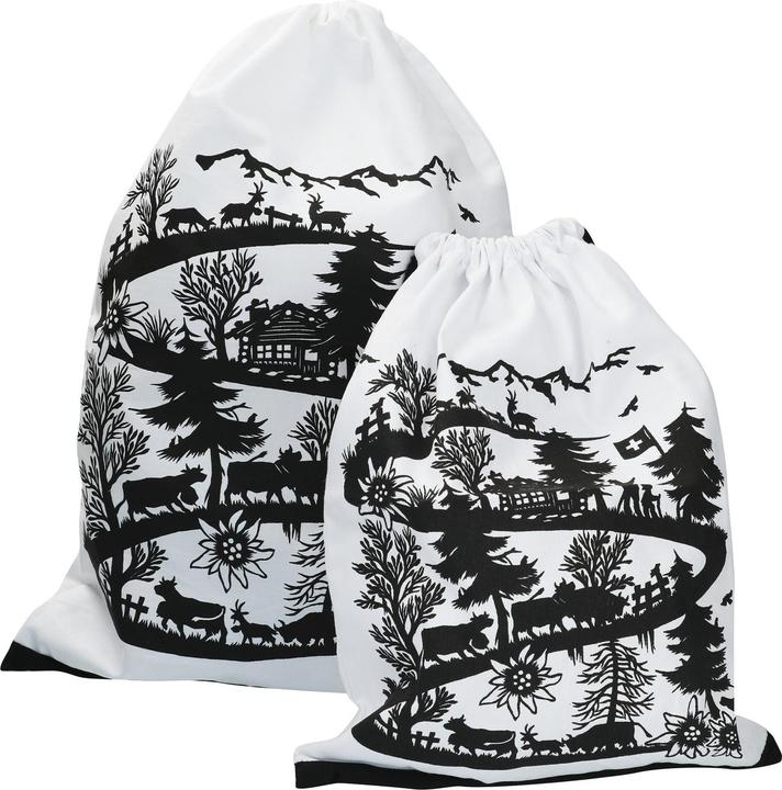 Actual product image Angela Bruderer Brotbeutel Scherenschnitt «Alpaufzug», 2er-Set