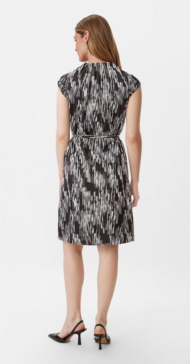 Produktbild Comma Kleid Gemustertes Satinkleid mit Raffung (40)
