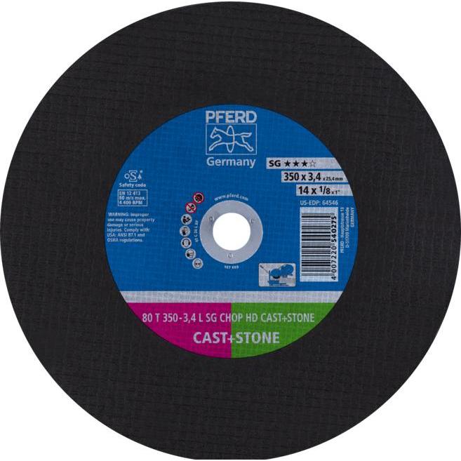 Pferd, Sägeblatt, Trennscheibe 80 T 350-3.4 C 36 L SG-CHOP-HD/25.4 VPE: 10