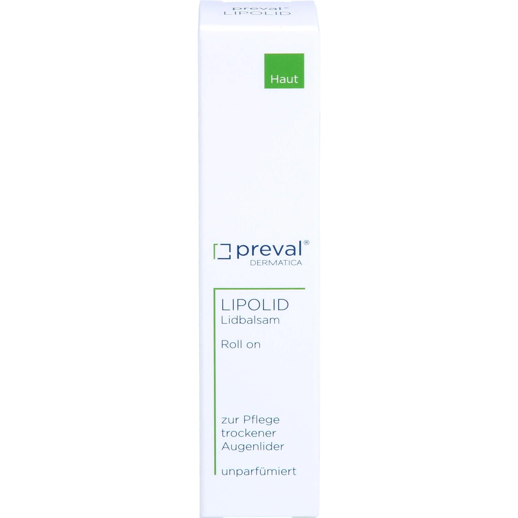 Thumbnail - Preval Dermatica, Bodylotion, Preval Lipolid Lidbalsam Roll-On, 15 ml Creme (Körpercreme, 15 ml)