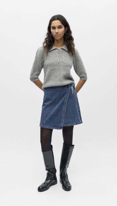 Produktbild Object Denim Wickelrock (34)