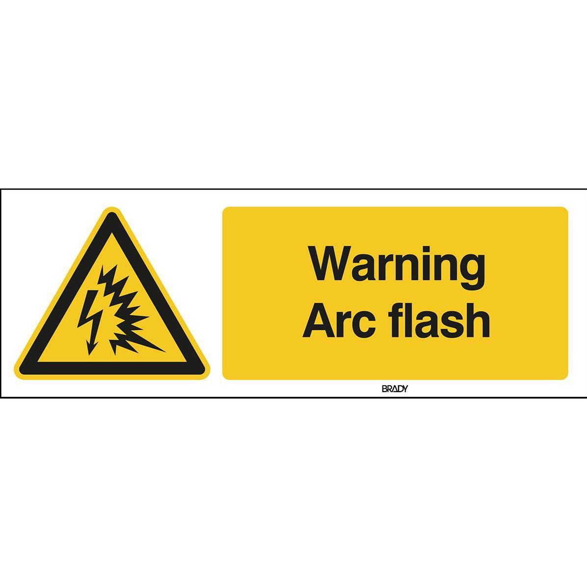 Brady, Sicherheitskennzeichnung, ISO Safety Sign - Warning Arc