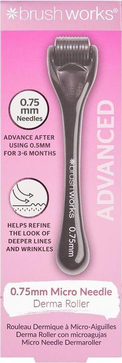 Actual product image Brush Works Brushworks Micro Needle Derma Roller 0.75mm Box