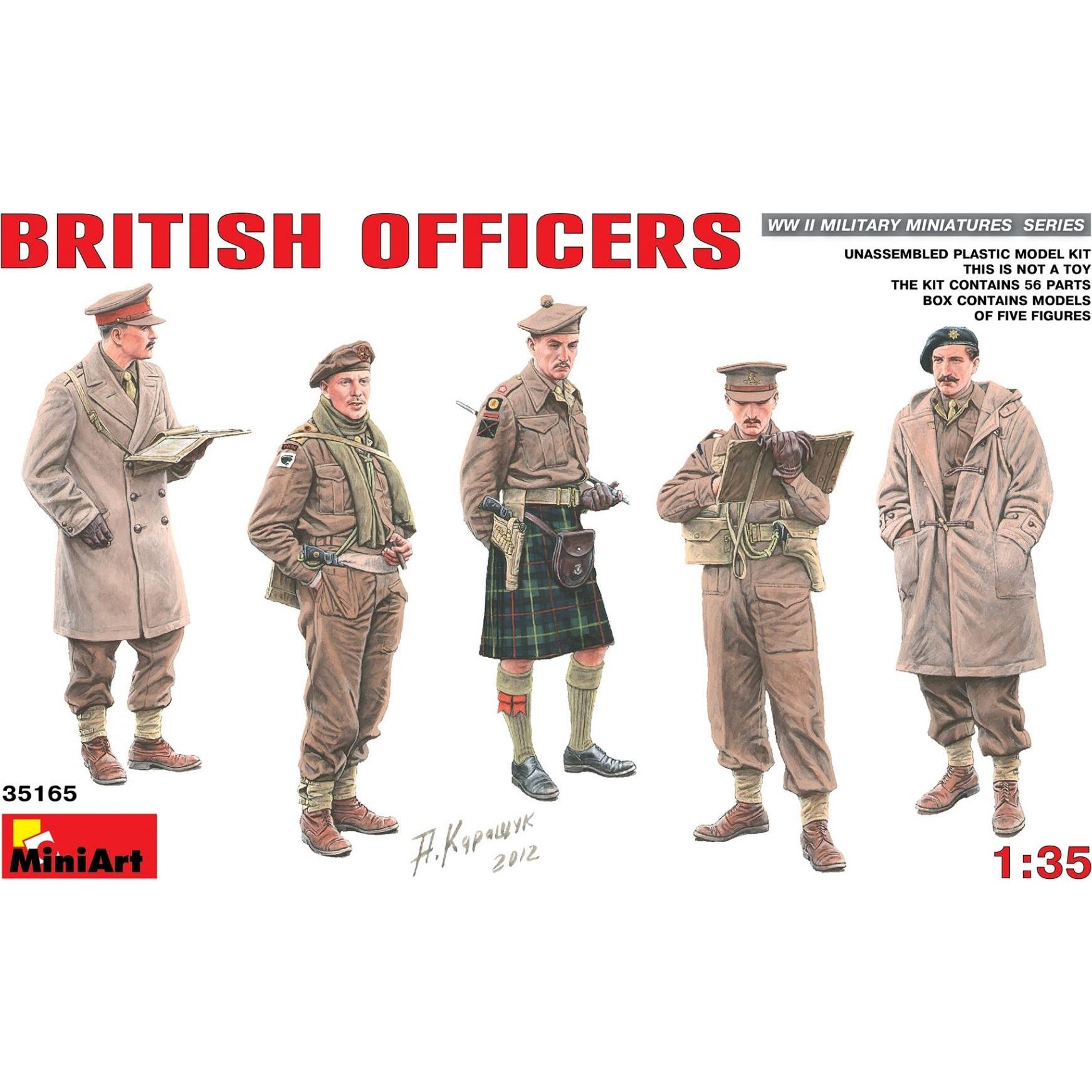 Thumbnail - Mini art Britisch Officers
