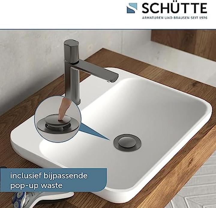 Immagine prodotto Schütte Rubinetto da bagno NEW YORK miscelatore per lavabo Grafite opaco miscelatore monocomando 33612