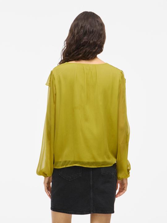 Produktbild Vila VIHELA Rüschen Oberteil mit langen Ärmeln (38)