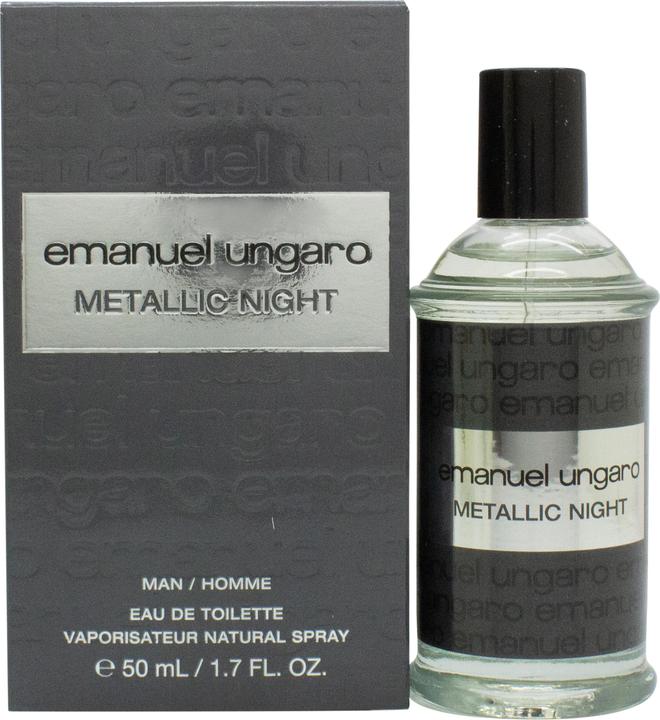 Actual product image Emanuel Ungaro Metallic Night Eau De Toilette Spray (Aftershave spray pump, 50 ml)