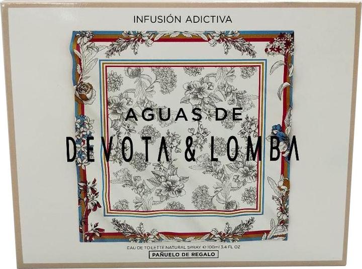 Immagine prodotto Devota & Lomba INFUSIÓN ADICTIVA SET (ET 100 vp + PAÑUELO) (6 uds + 1 tester gratis) NOVEDAD (Set di profumi)