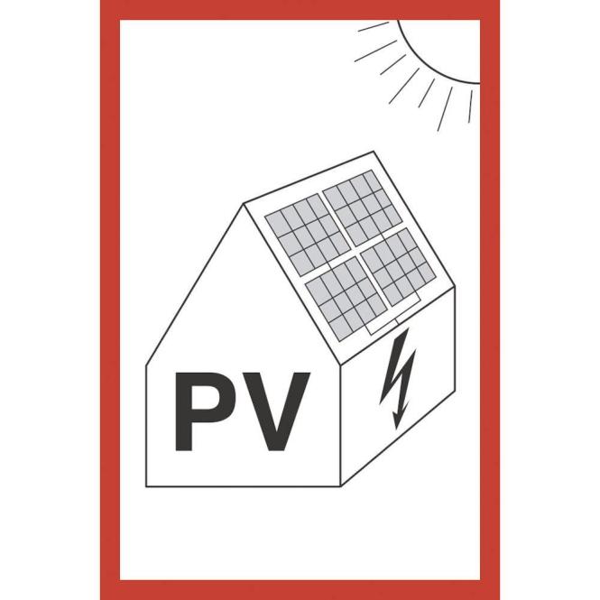 Hein Industrieschilder, Numero civico, GmbH HEIN 179282 Hinweisschild HEIN 179282 Photovoltaik-anlage Folie 148x105m