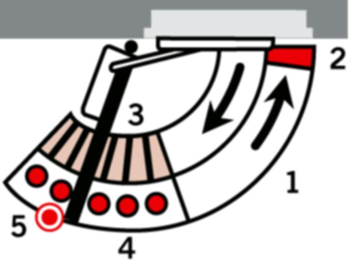 Produktbild Dormakaba Gleitschiene mit Hebel G-EMF Contur Design (Balkontür, Eingangstür, Holztür, Zimmertür, Indoor)