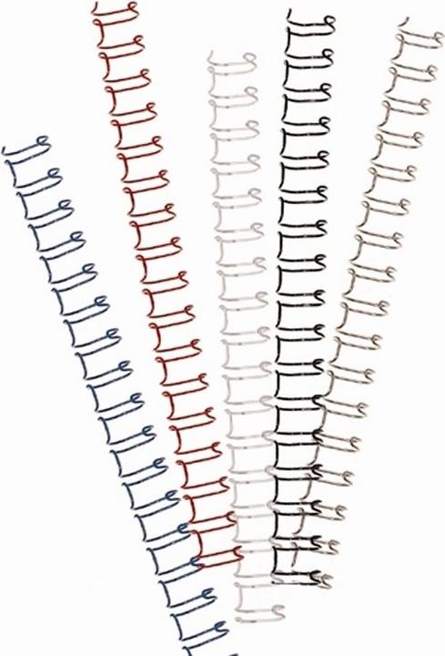 Actual product image GBC Wire binding spine 3:1 pitch
