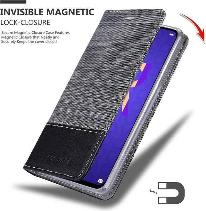 Image du produit Cadorabo Couverture look jeans Book (Huawei Nova 5, Huawei Nova 5 Pro)