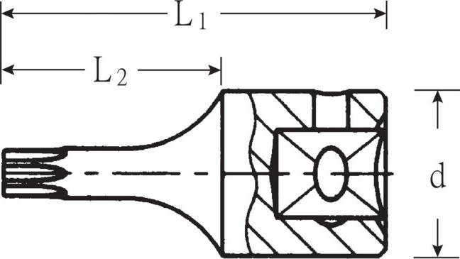 Actual product image Stahlwille Torx® bit