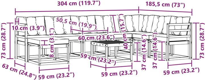 Immagine prodotto vidaXL Sofa Set