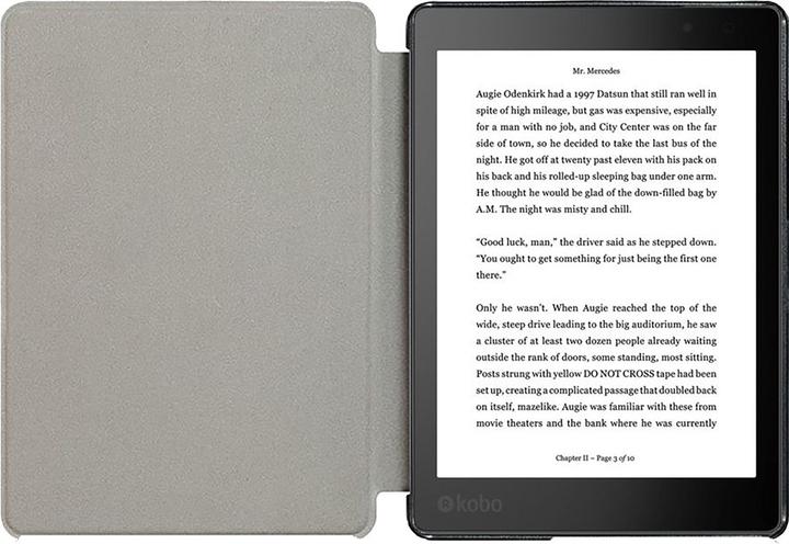 Actual product image Cazy Cover Compatible with Kobo Aura H2O Edition 2 - Tablet Case Book Case - (Kobo Aura H2O 2nd Edition)