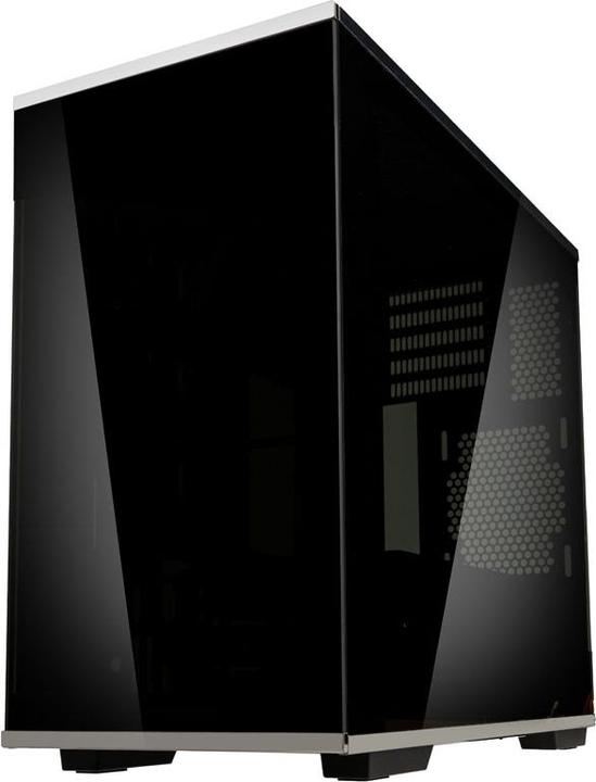 Actual product image Silverstone SST-LD01B Lucid Micro ATX Tower, TG (Mini-ITX, Mini-DTX)