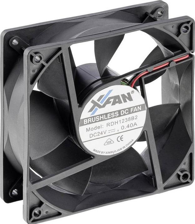 X-Fan X Fan ventilator RDH1238S 24 V/DC (120 mm, 1x)
