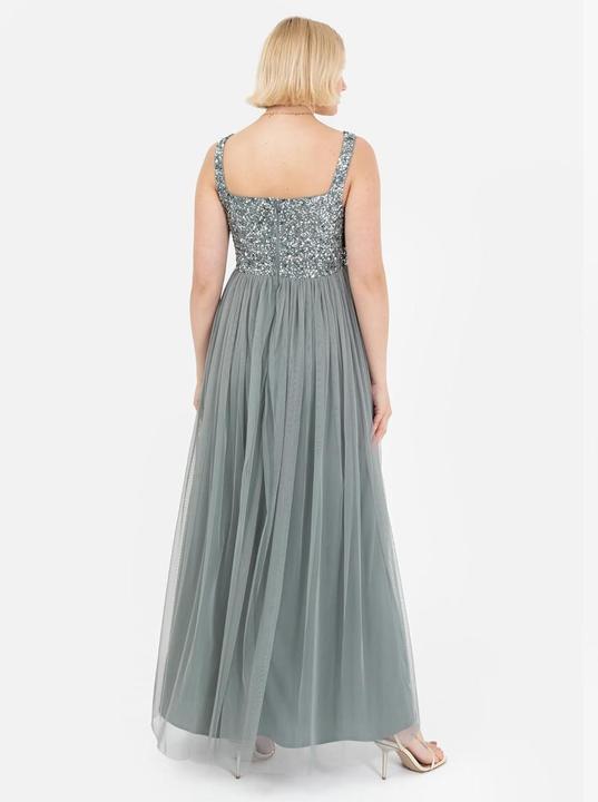 Image du produit Maya Deluxe Abito Midi Verde Nebbia (46)