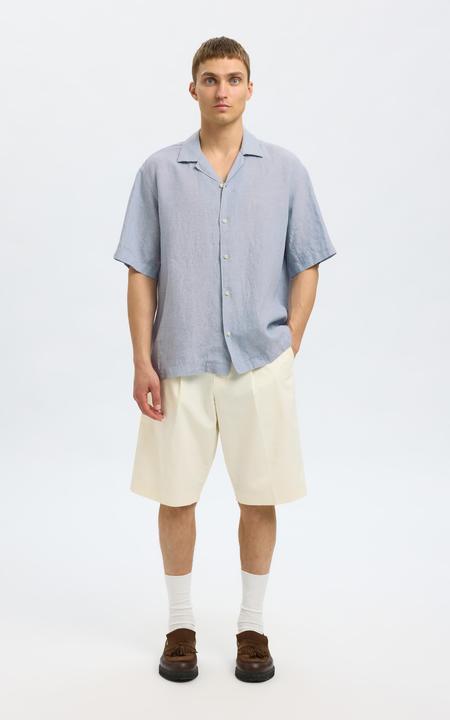 Actual product image Selected 100% Leinen Kurzarmhemd (L)