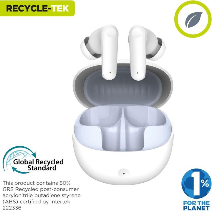 Actual product image Muvit Bluetooth in Ear Headset for Change Weiss (Wireless)