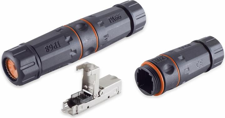Actual product image Shiverpeaks S/CONN maximum connectivity network adapter patch cable coupling LSA connector, CAT 6A, IP68 (CAT6a)