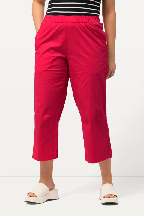 Produktbild Ulla Popken 7/8-Hose Ruby, geformtes Knie, gerades Bein, Elastikbund (44)