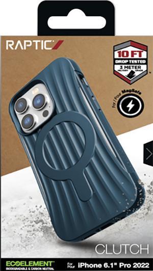 Actual product image X-Doria Raptic Clutch Case for iPhone 14 Pro with Blue MagSafe Cover (Apple iPhone 14 Pro)