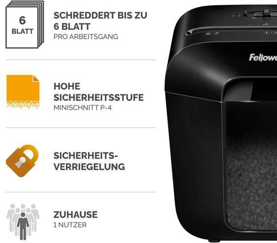 Actual product image Fellowes Powershred LX25M (Particle cut)