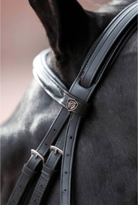 Actual product image Kerbl Snaffle bridle Cancun black, pony
