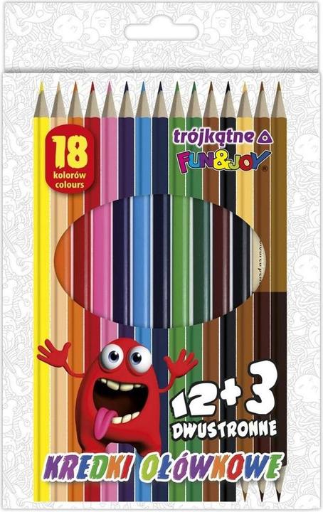 Easy Dreieckige Buntstifte, 18 Farben (18x)