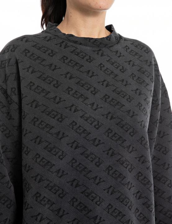 Image du produit Replay Sweatshirt pour femme, impression complète, look décontracté (XXS)