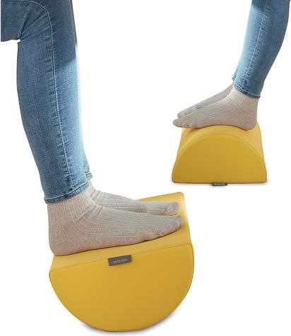 Image du produit Leitz Repose-pieds en jaune (26 x 14 x 40.5 cm)