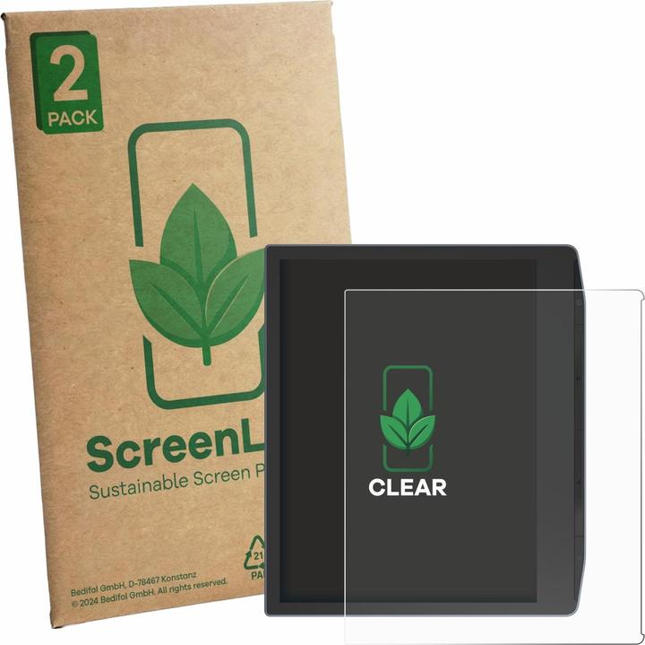 Produktbild ScreenLeaf Schutzfolie für PocketBook Era Lite nachhaltiger Displayschutz Display Schutz Folie Klar