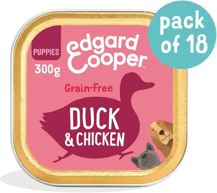 Produktbild Edgard & Cooper Hundefutter nass (Junior, 18 Stk., 5400 g)