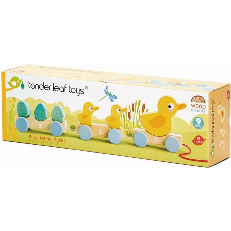 Thumbnail - Tender Leaf Toys Nachziehtier Ente