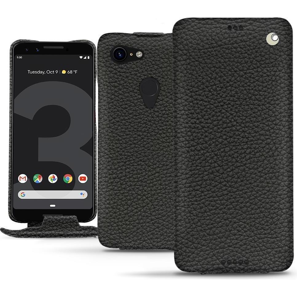 Thumbnail - Noreve Lederschutzhülle vertikal (Google Pixel 3 XL), Smartphone Hülle, Schwarz